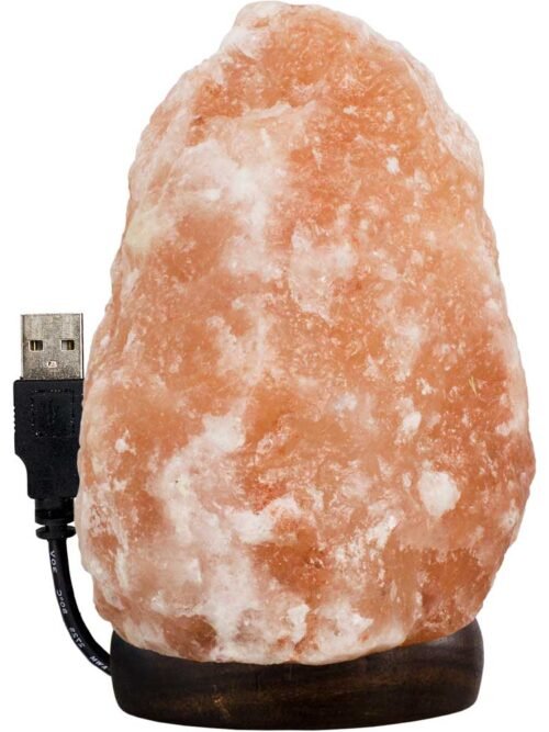 Salt Lamp with USB Cord & Led Light Iceberg
