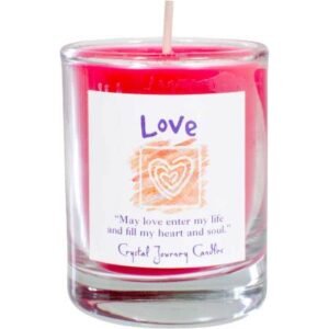 Love votive soy candle