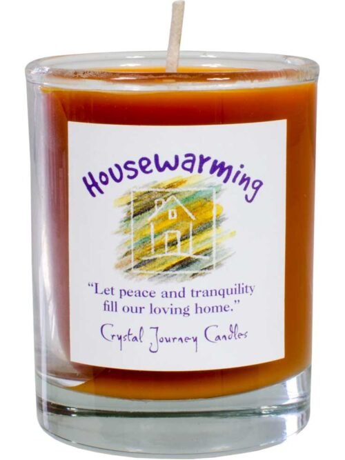 Housewarming votive soy candle