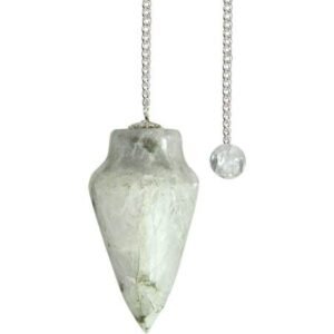 Pendulum curved rainbow moonstone
